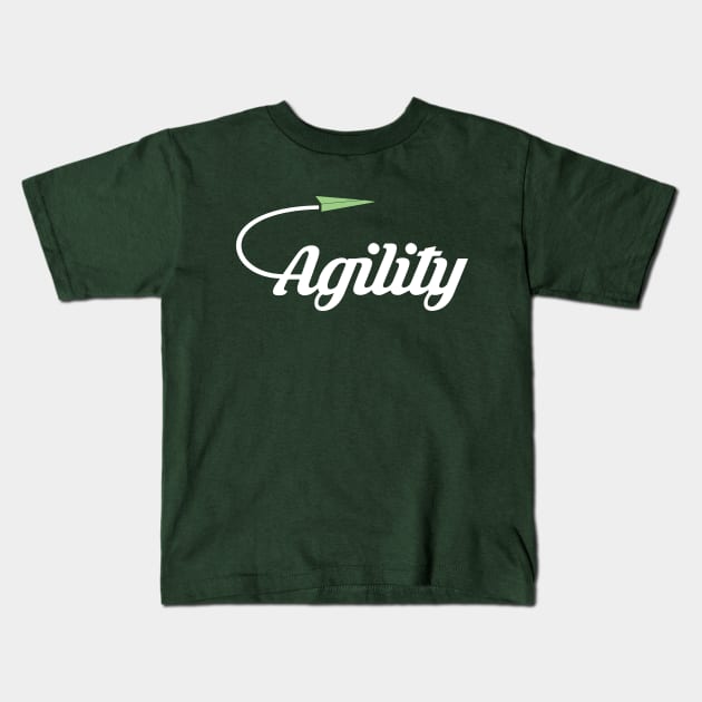 Agility Logo Kids T-Shirt by agilityandy